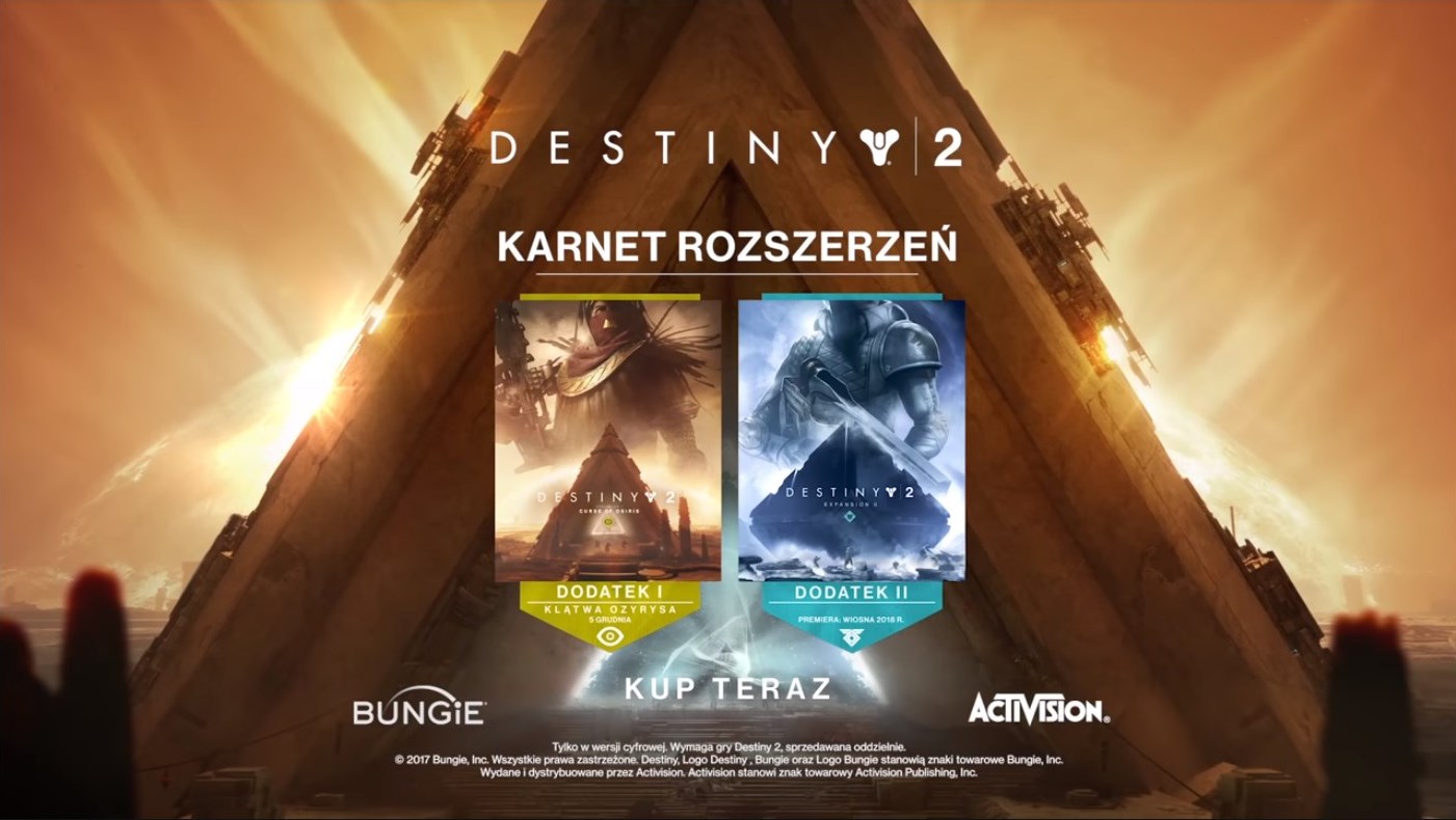 Klątwa Ozyrysa trafiła dzisiaj do Destiny 2!