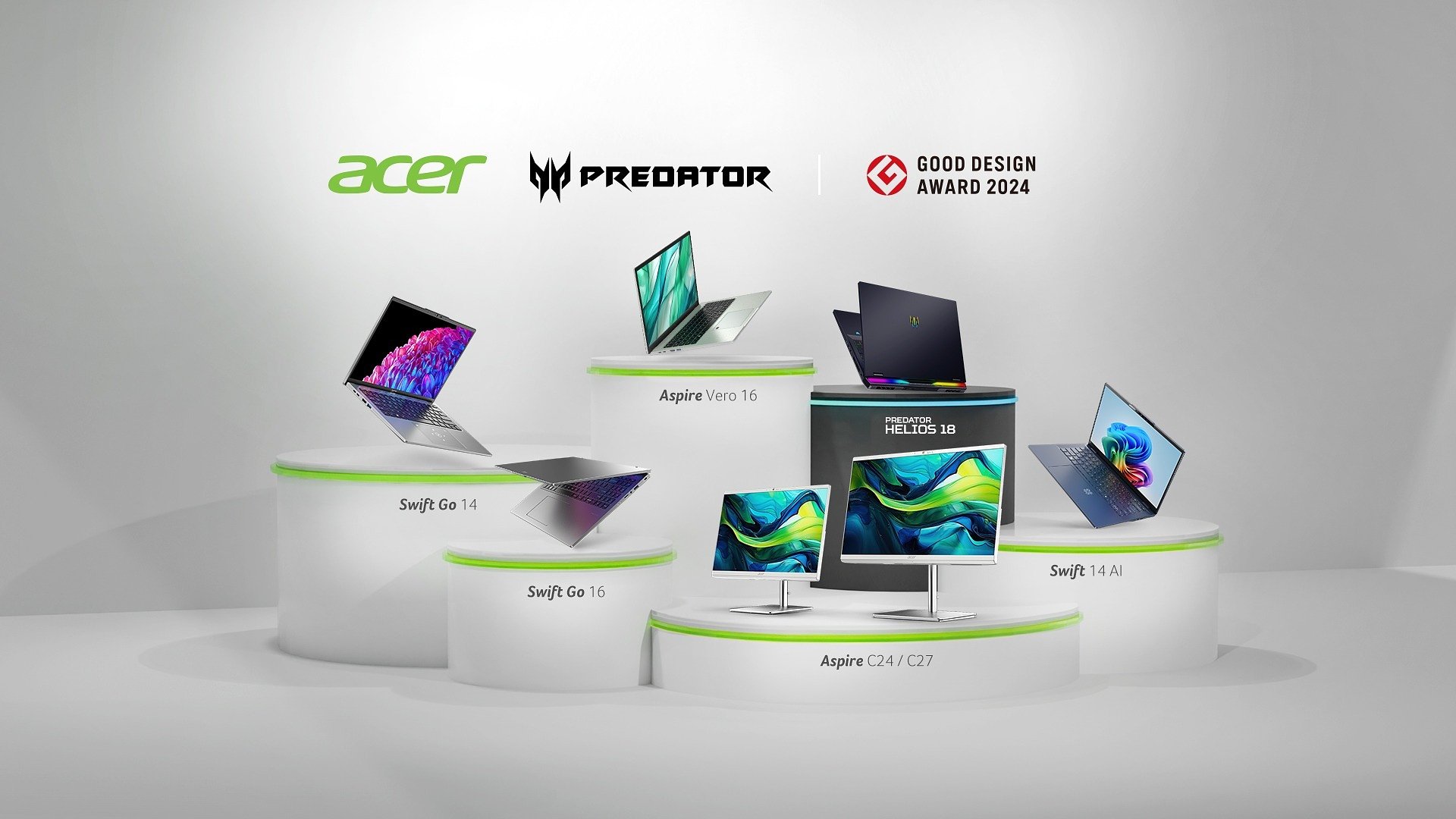 Komputery Acer i Predator z wyróżnieniem w Good Design Awards 2024