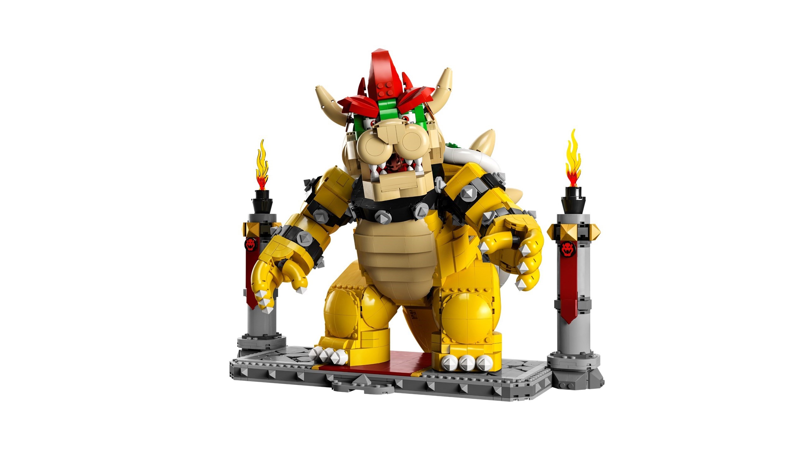 Ten LEGO Potężny Bowser będzie się świetnie prezentował na Waszym biurku! Koszt takiej przyjemności do najmniejszych nie należy...