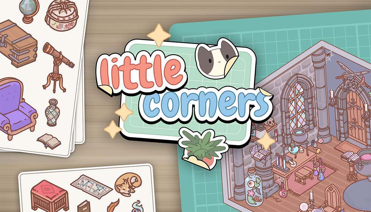 Little Corners – relaksujący symulator ozdabiania naklejkami zmierza na PC w 2025 roku