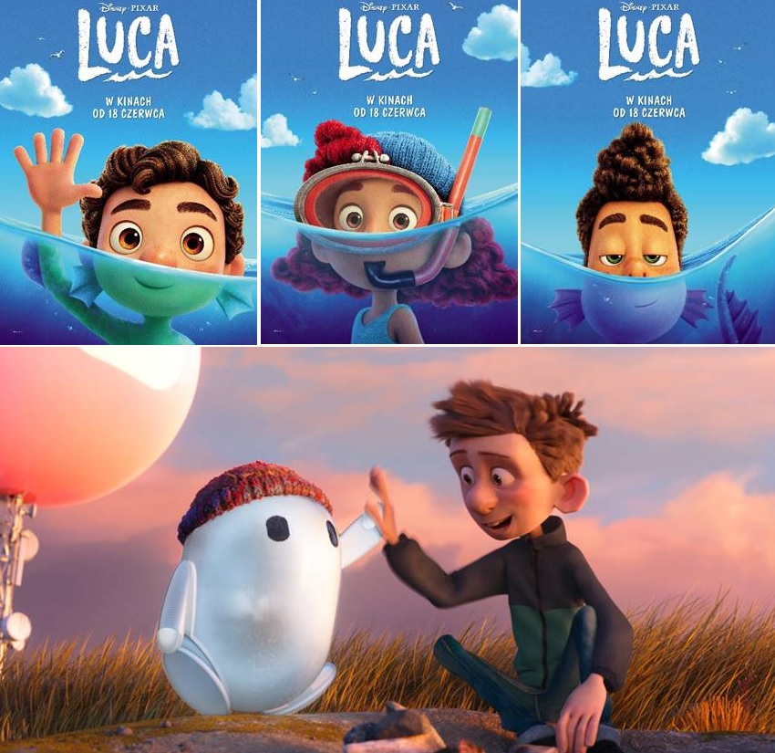 Animacja Disney i Pixar, Luca na pełnym polskim oraz Ron Usterka na pierwszym filmowym zwiastunie