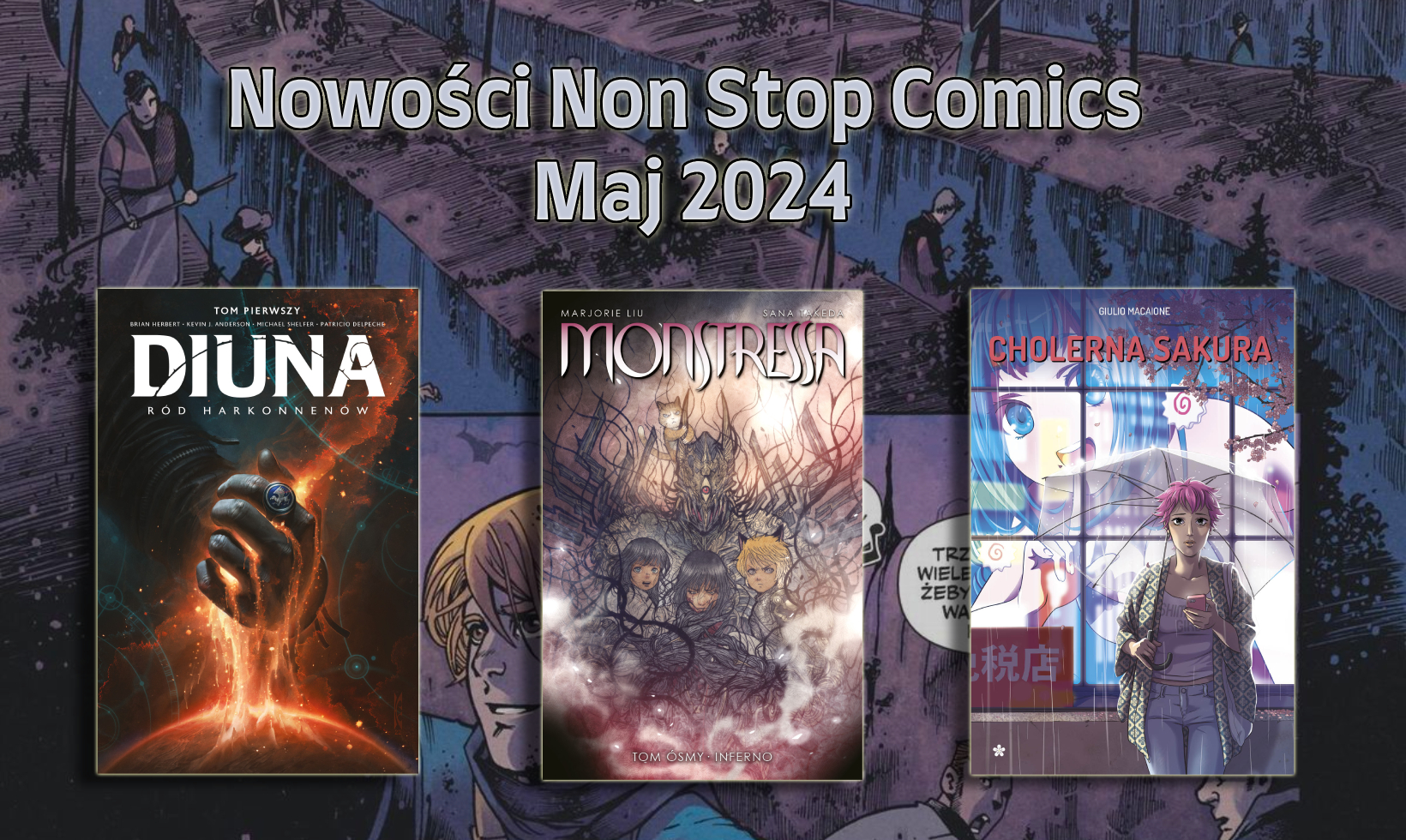 Majowe nowości Non Stop Comics