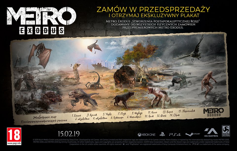 Metro Exodus ze specjalnym prezentem do zamówień przedpremierowych