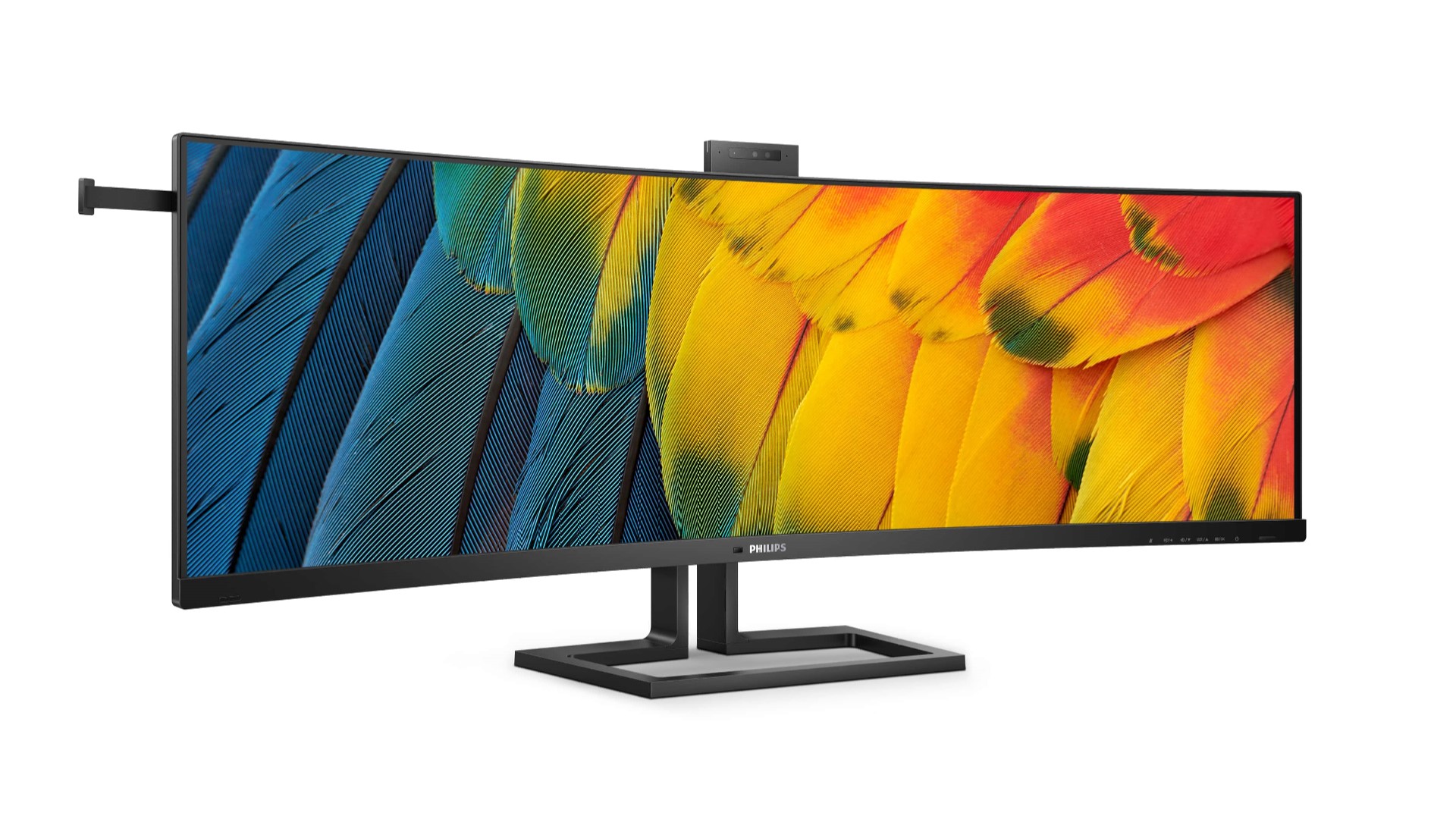 Oto najnowszy monitor Philips 45B1U6900CH z 44,5-calowa matryca oraz proporcjami 32:9 z pakietem przydanych rozwiązań