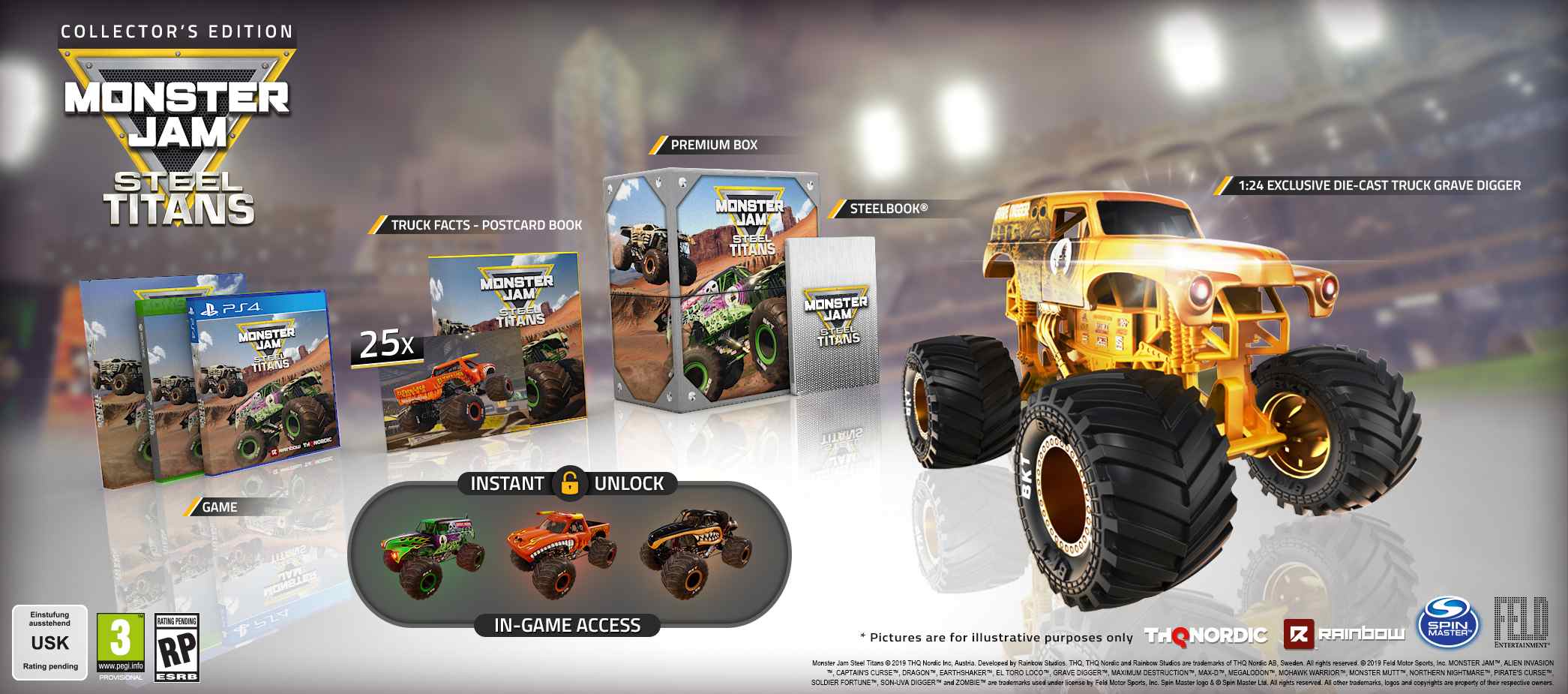 Monster Jam Steel Titans z datą premiery osadzoną latem