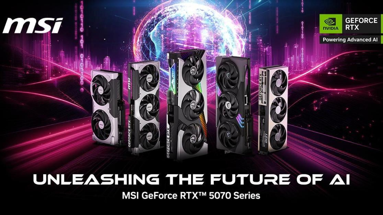 MSI prezentuje autorskie karty graficzne NVIDIA GeForce RTX 5070