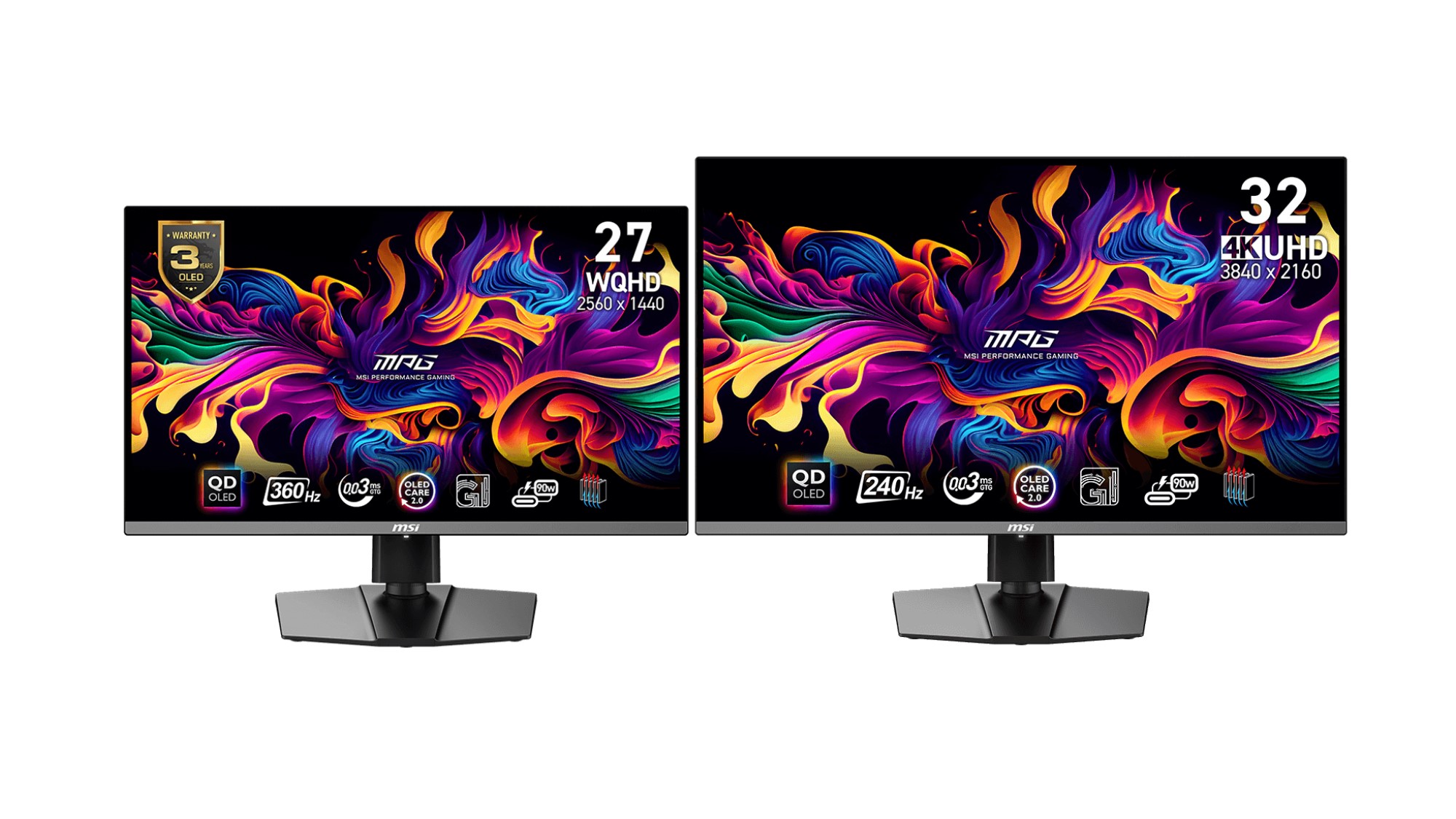 MSI wypuściło MPG 321URX QD-OLED i MPG 271QRX QD-OLED, efektowne monitory dla graczy