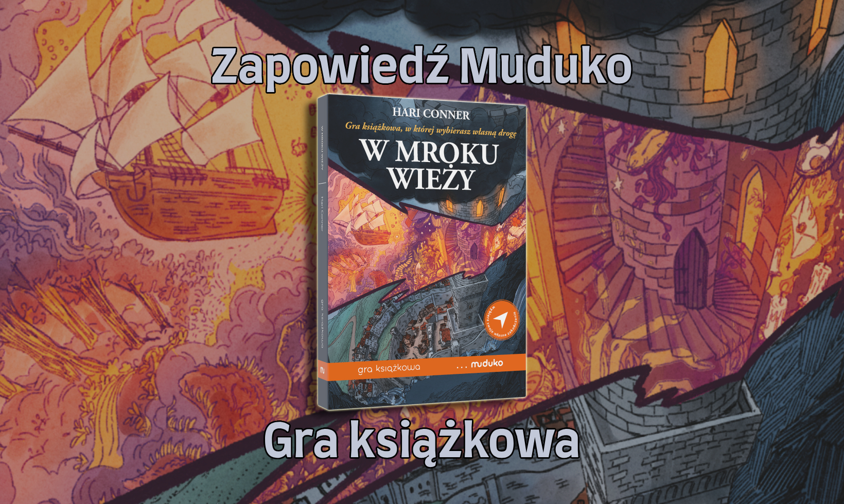 Muduko zapowiada grę książkową W mroku wieży