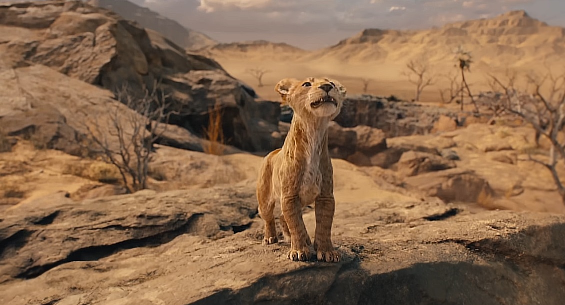 Mufasa: król lew, prequel Króla lwa, w aktorskiej wersji pokazany na pierwszym zwiastunie