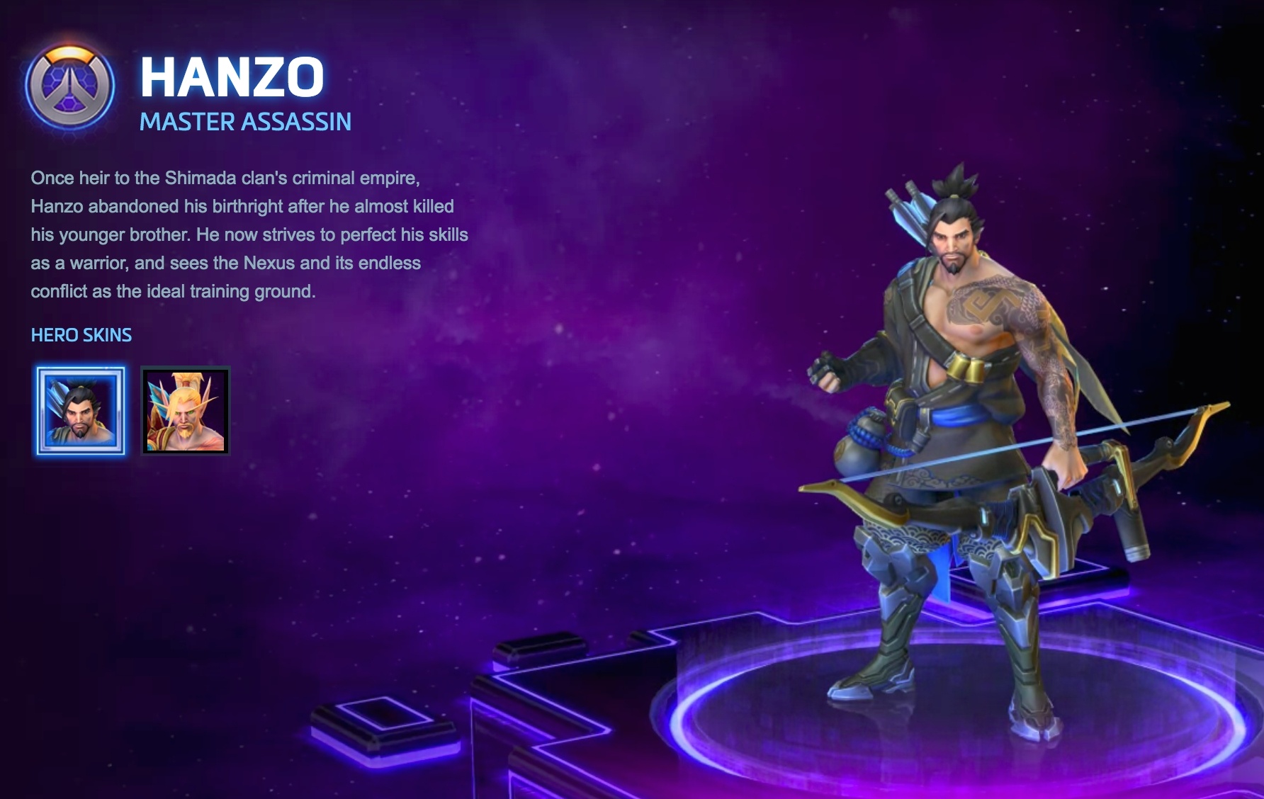 Nowa postać w Heroes of the Storm - Hanzo