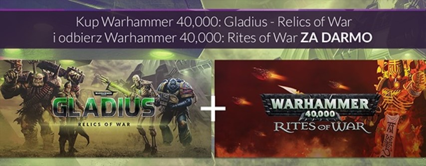 Promocje, nowość w katalogu  i Warhamer 40k: Rites of War za darmo