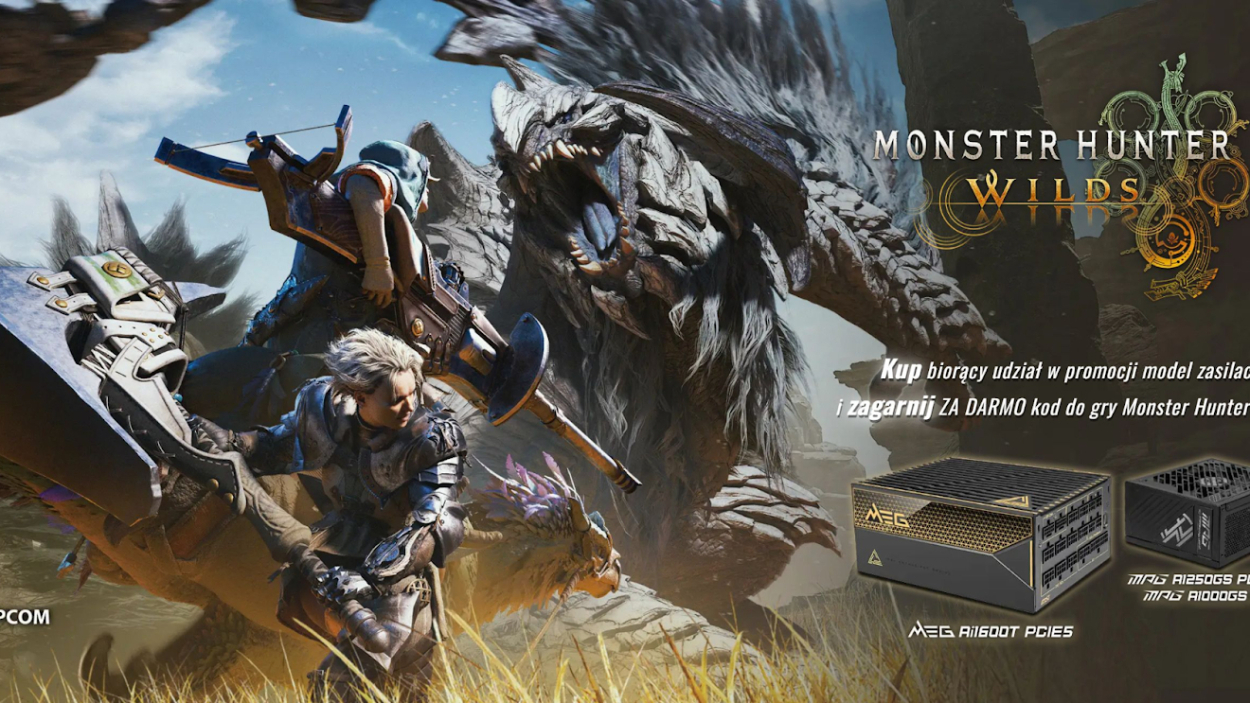 Nowe zasilacze MSI dostosowane do kart NVIDIA RTX 50 – oferta z Monster Hunter Wilds