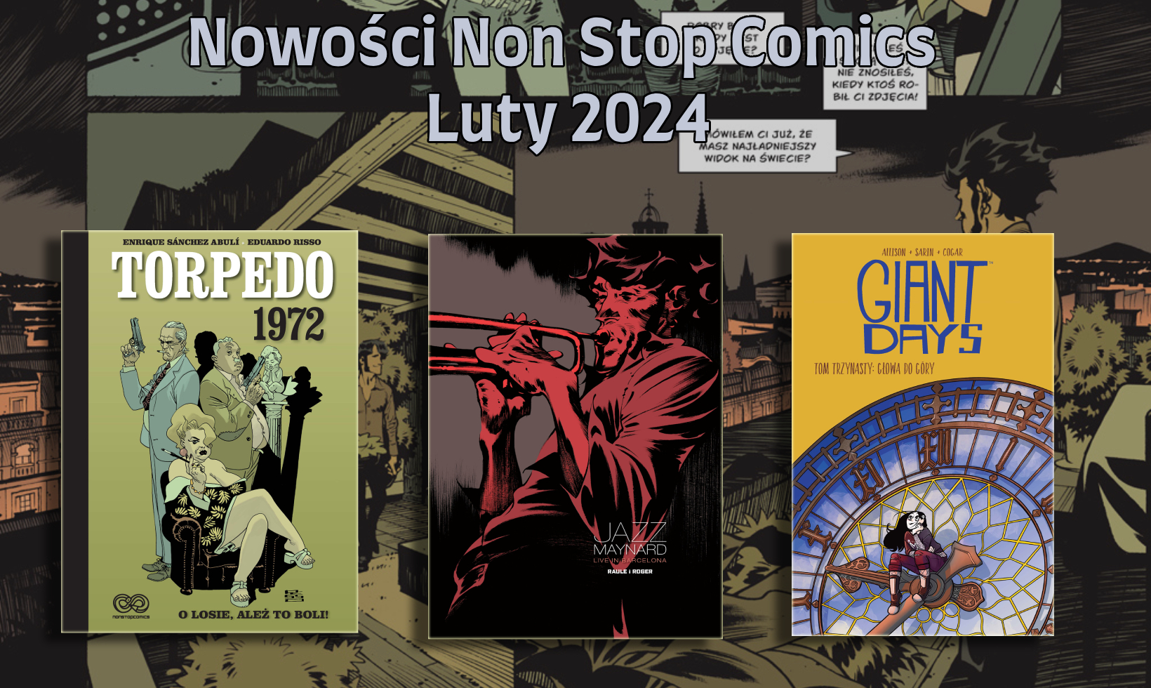 Nowości wydawnicze Non Stop Comics na luty 2024