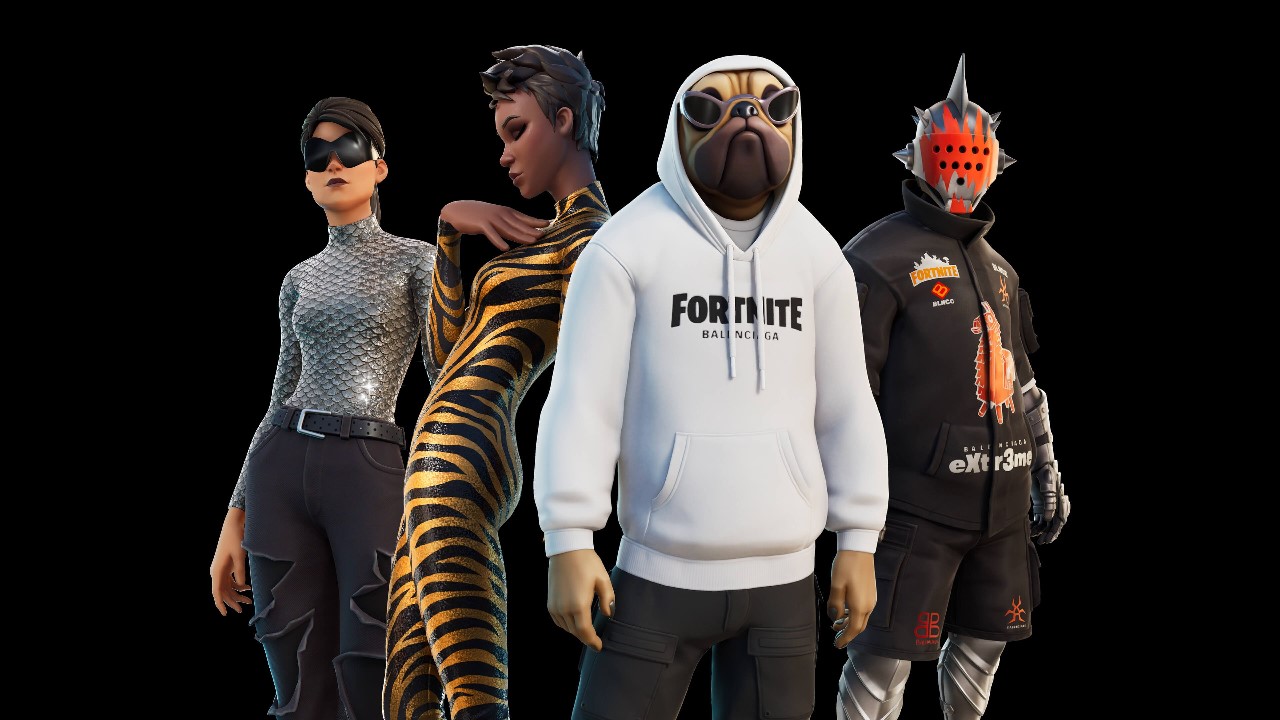 Nowy ubrania Balenziaga zagościły w sklepie Fortnite