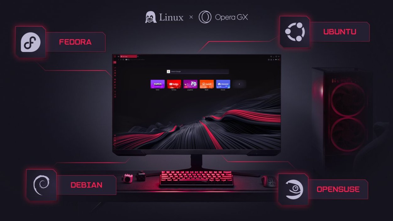 Opera GX oficjalnie dostÄ™pna na Linuxie z peÅ‚nym wsparciem dla graczy