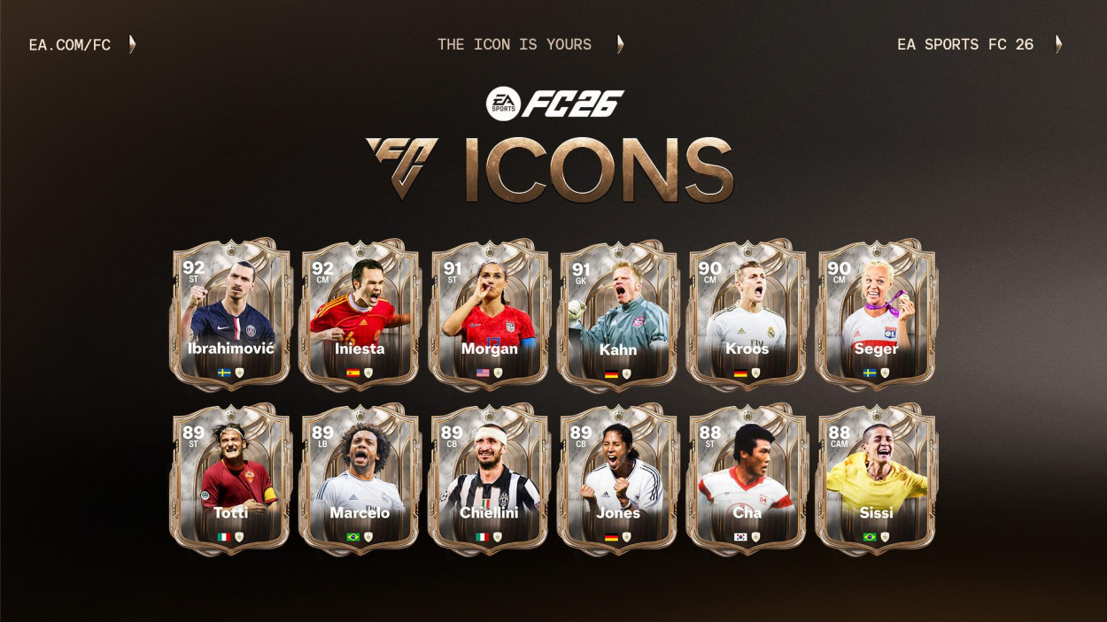 Oto nowe Ikony w EA FC 26