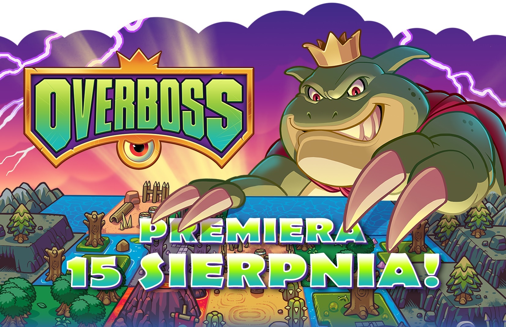 Overboss, cyfrowa strategiczna gra planszowa w portfolio Forever Entertainment