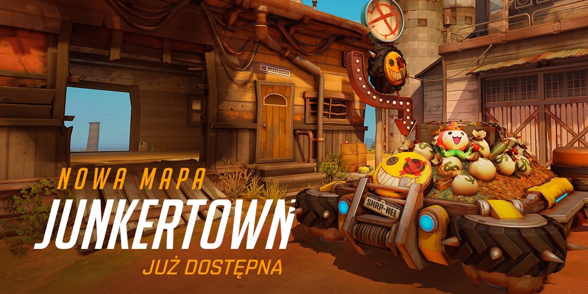 Overwatch dostaje mapę Junkertown