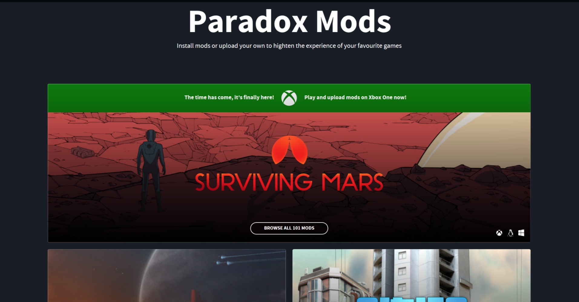 Paradox Mods to nowa propozycja na także na konsolach Xbox One!