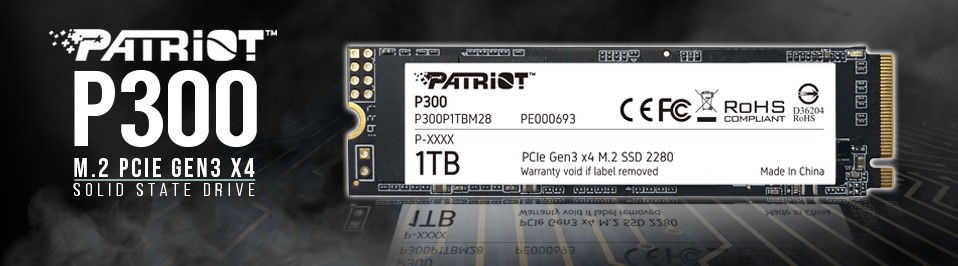 PATRIOT P300, czyli wydajny dysk SSD M.2 PCIe Gen3 x4