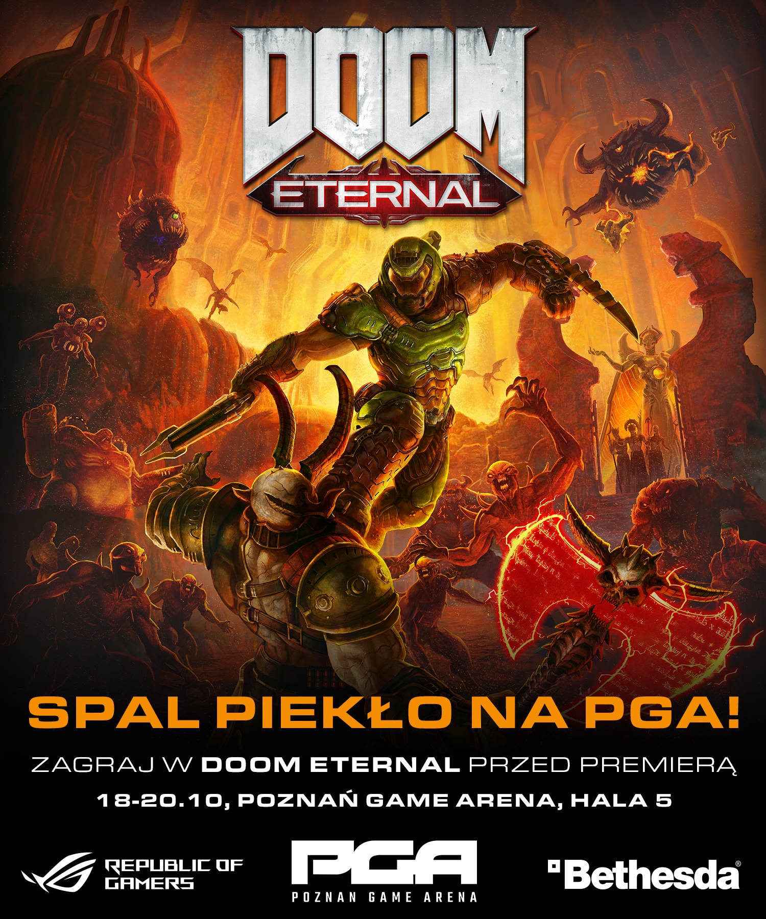 PGA 2019 - DOOM Eternal mimo obsuwy pojawi się na targach w Polsce!