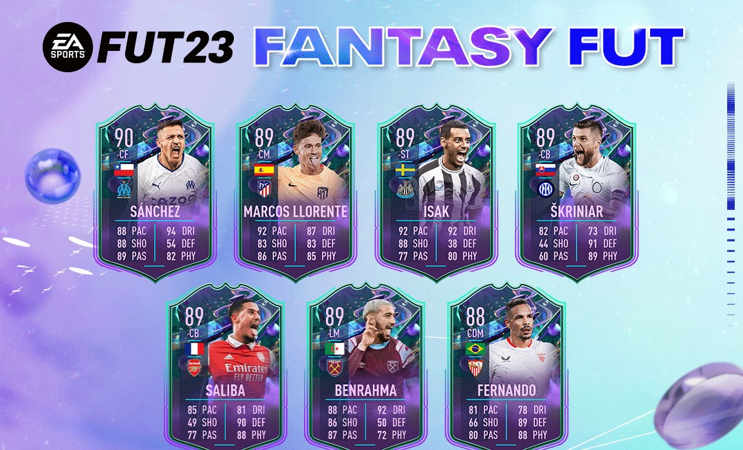 Pierwszy skład specjalnych kart Fantasy FUT dostępny do wypakowania przez graczy w FIFA 23!