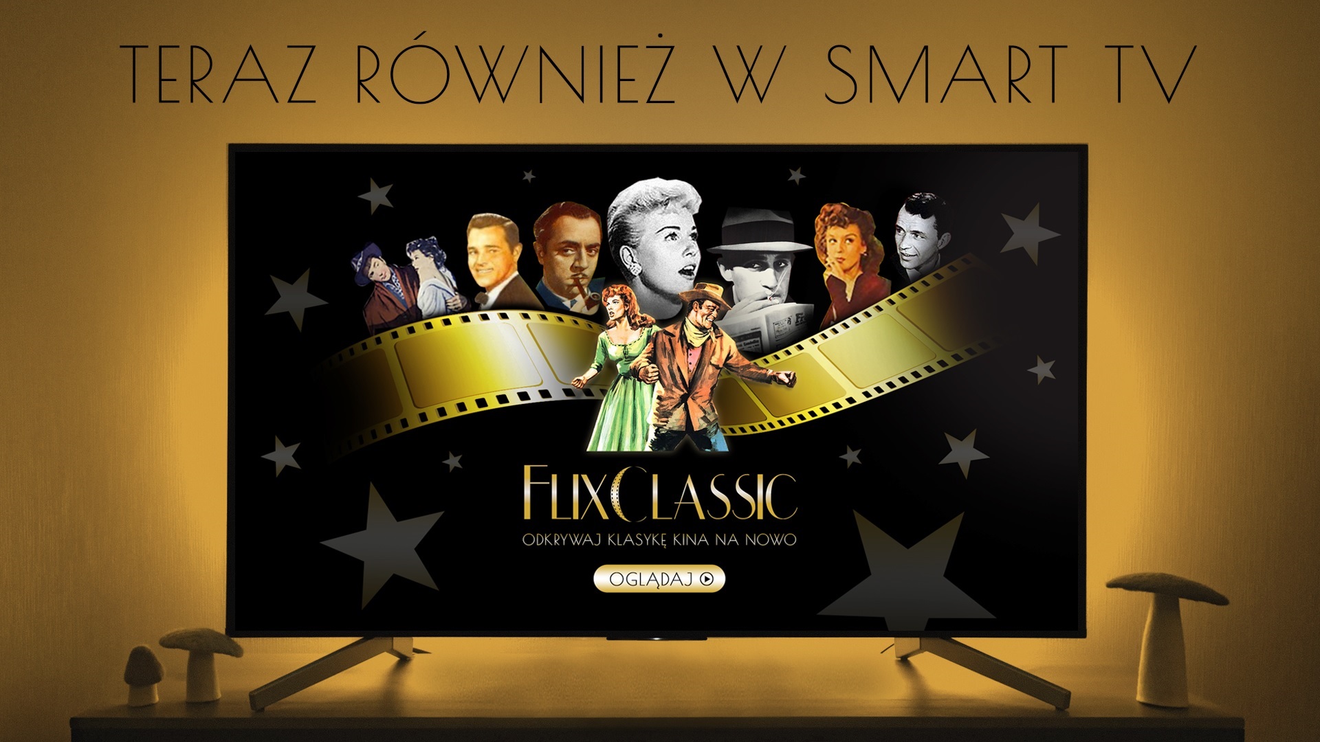 Platforma VOD FlixClassic, z filmowymi klasykami z całego świata dostępna w aplikacji na Samsung Smart TV