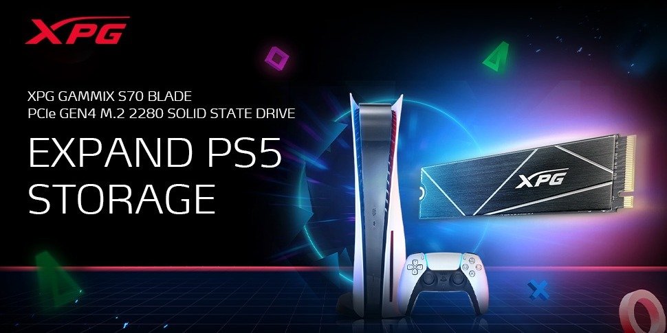 PlayStation 5 dostanie więcej pamięci od ADATA! Dyski XPG S70 BLADE i LEGEND 840 kompatybilne z konsolą