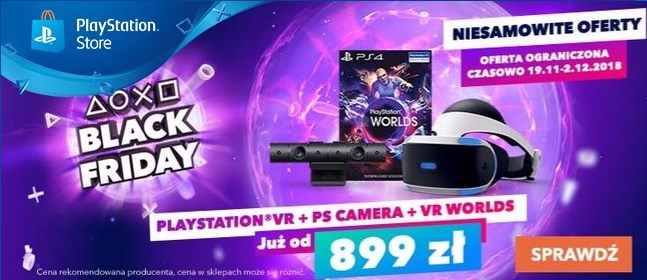 Sony przecenia PlayStation VR nie tylko na Black Friday i Święta!