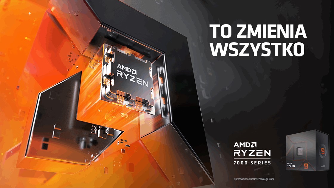 Dziś premierę zaliczają procesory AMD Ryzen 7000, nowa generacja mająca pokazać jak rozwijają się produkty Czerwonych