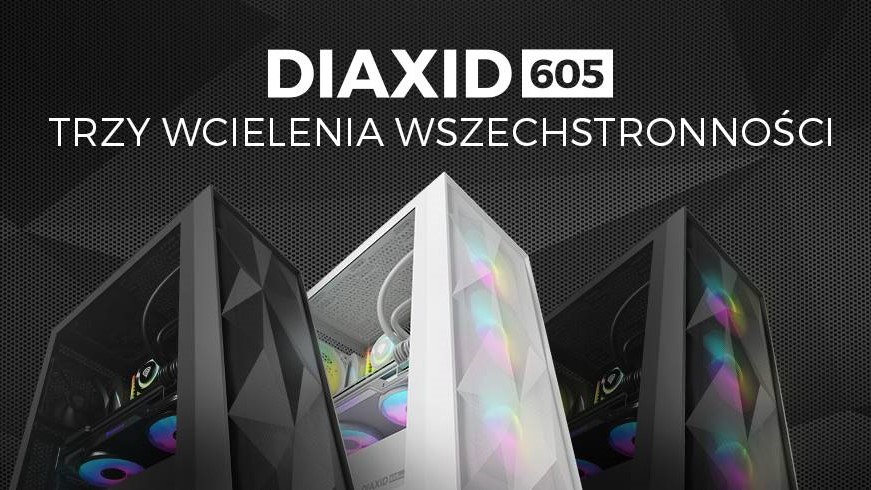 Nowe, efektowne obudowy Genesis Diaxid 605F i 605 ARB trafiły na rynek