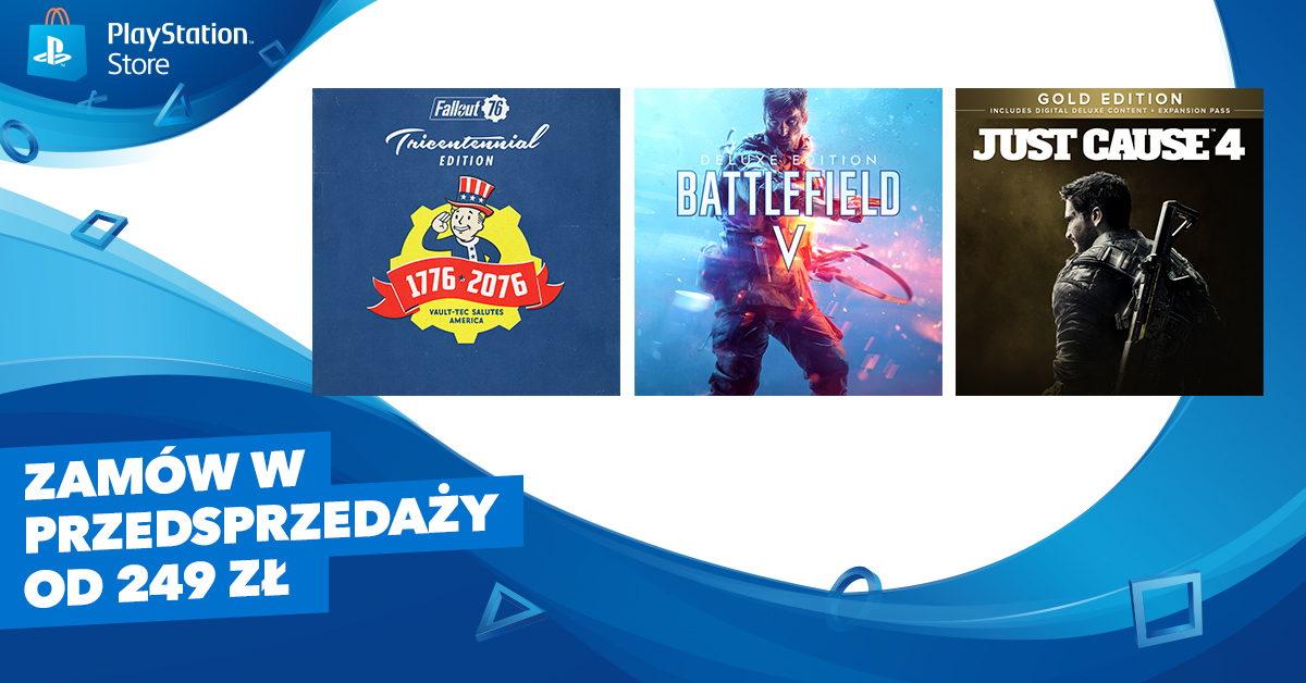 Promocja na PlayStation Store obejmująca wyjątkowe przedsprzedaże!