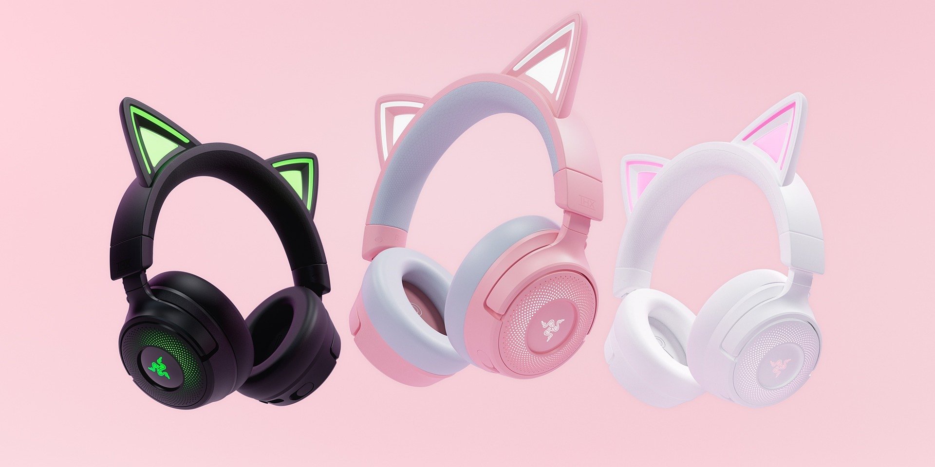 Razer Kraken Kitty V3 Pro i V3 X: nowa era słuchawek gamingowych