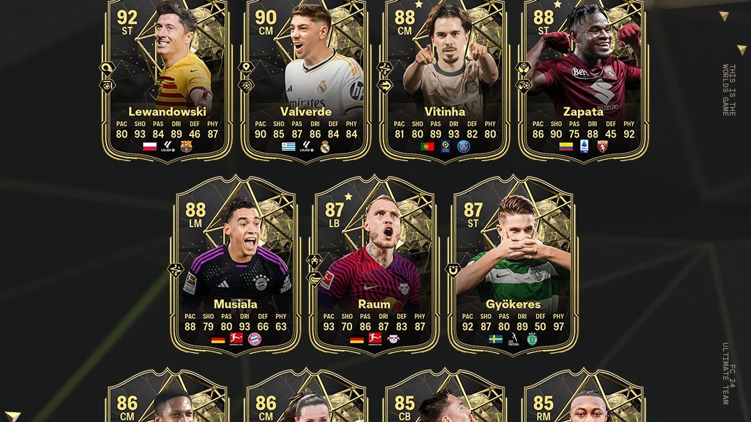 Gwiazda reprezentacji Robert Lewandowski znalazł się w składzie TOTW 27 w EA Sports FC 24!