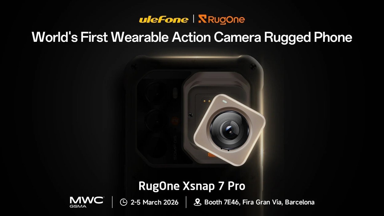 RugOne Xsnap 7 Pro: moduÅ‚owy smartfon z odÅ‚Ä…czanÄ… kamerÄ… sportowÄ…