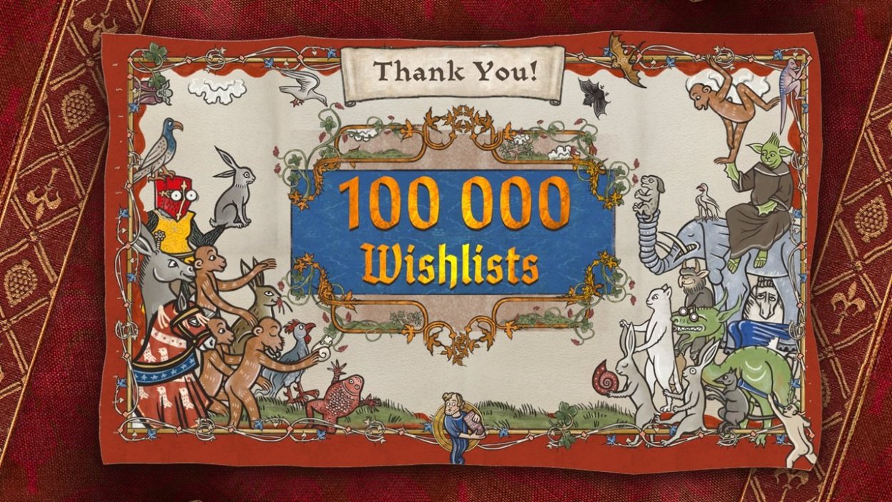 Scriptorium: Master of Manuscripts zebraÅ‚o 100 tys. wishlist na Steam