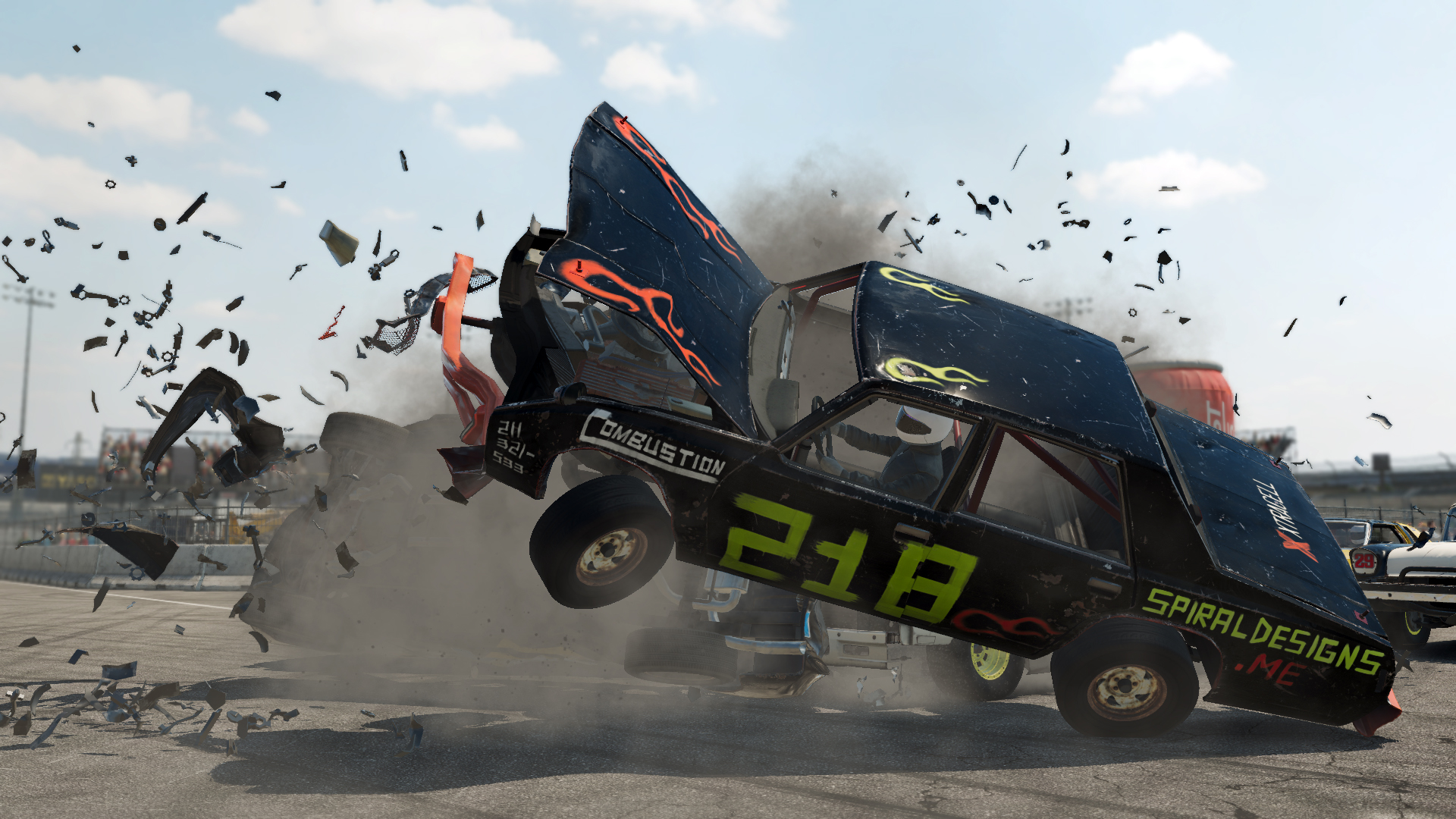 Sheriff, The Crasher będzie zamiatał inne pojazdy w Wreckfest!