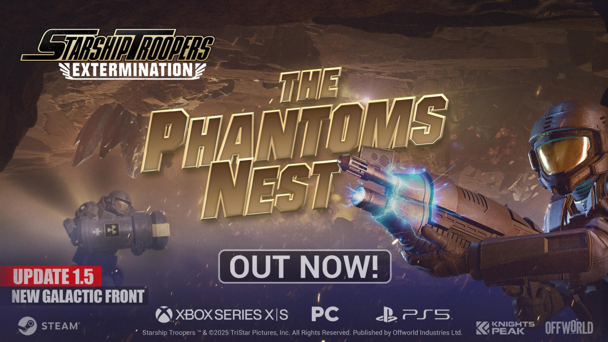 Starship Troopers: Extermination z nową aktualizacją 1.5 „Phantom’s Nest”