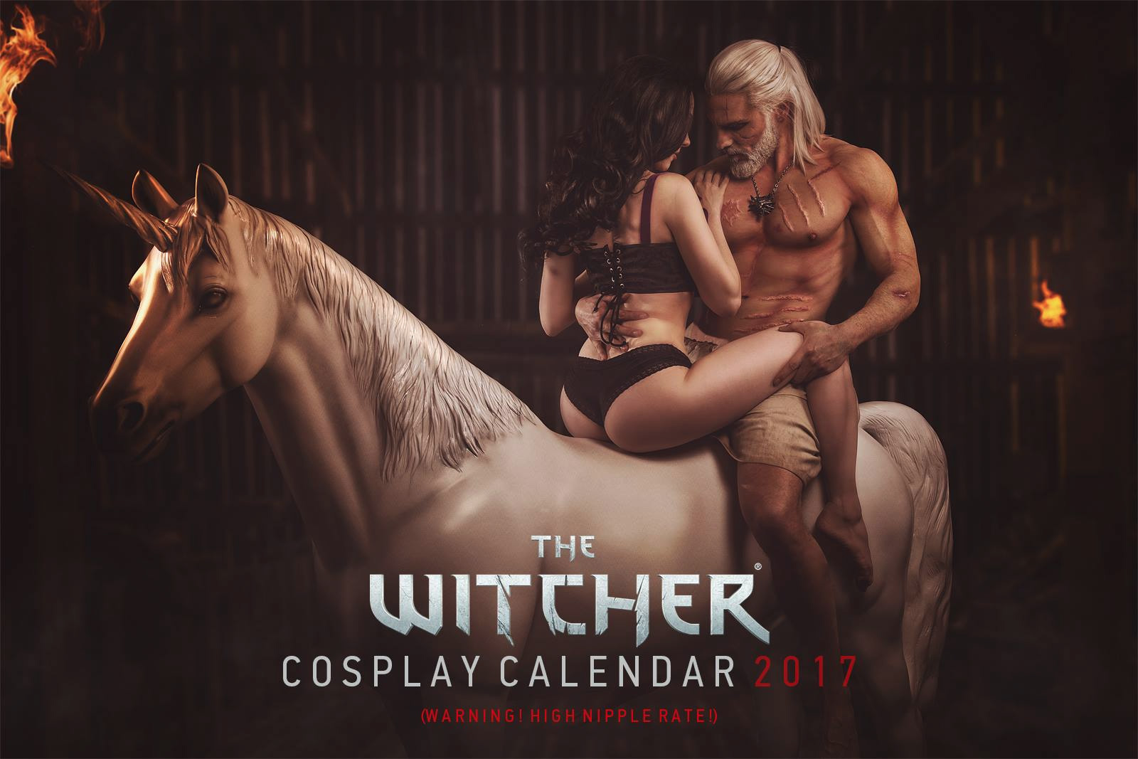 The Witcher Cosplay Calendar 2017 cenny nabytek dla fanów