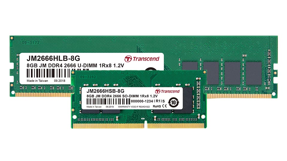 TRANSCEND DDR4 2666 JetRam z dobrą wydajnością i ceną