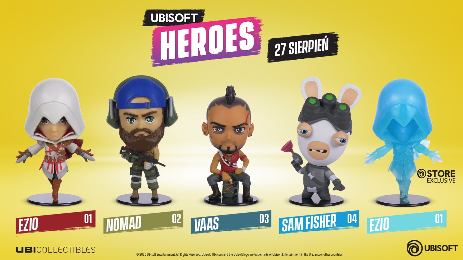 Ubisoft zaprezentował nowe figurki Chibi od Ubicollectibles, które... zostały naprawdę ładnie opracowane!