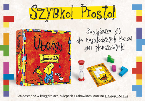 Szybko! Wesoło! Ubongo! czyli specjalna wersja „Ubongo 3D” dla dzieci