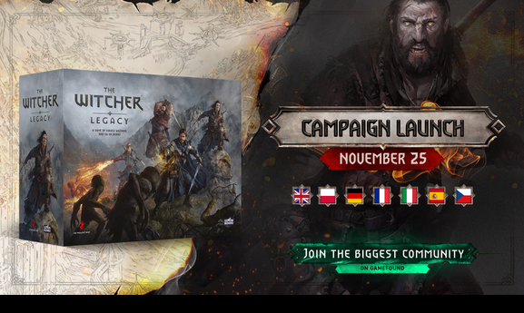 Wiedźmin: Legacy – start kampanii gry planszowej na Gamefound