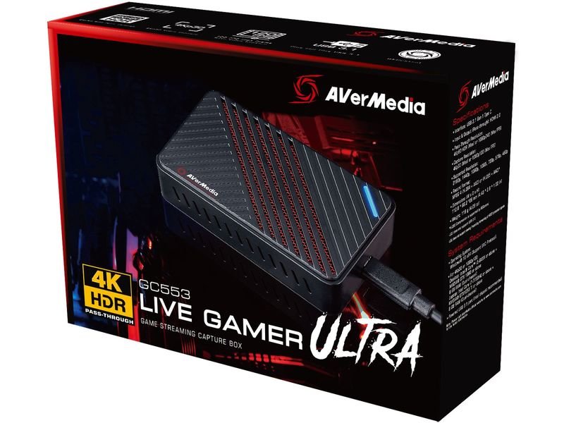 Wielofunkcyjny grabber AVerMedia GC553 Live Gamer Ultra 4K