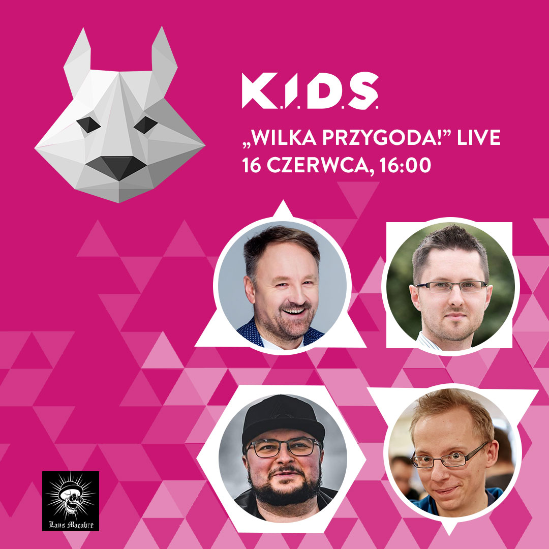 Właśnie startuje wyjątkowa sesja RPG dla pacjentów Centrum Zdrowia Dziecka w wykonaniu Mistrzów z Lans Macabre! Oto Nowe wilki w stadzie K.I.D.S.