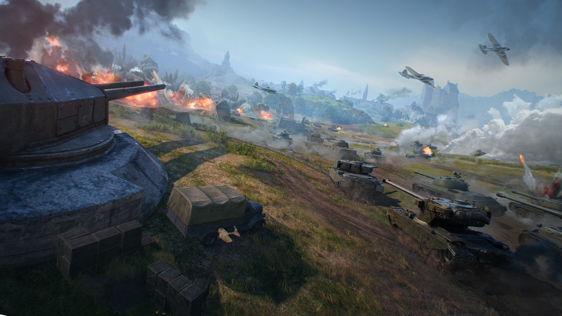 World of Tanks - Linia Frontu powraca i starcia 30 na 30 czołgów!