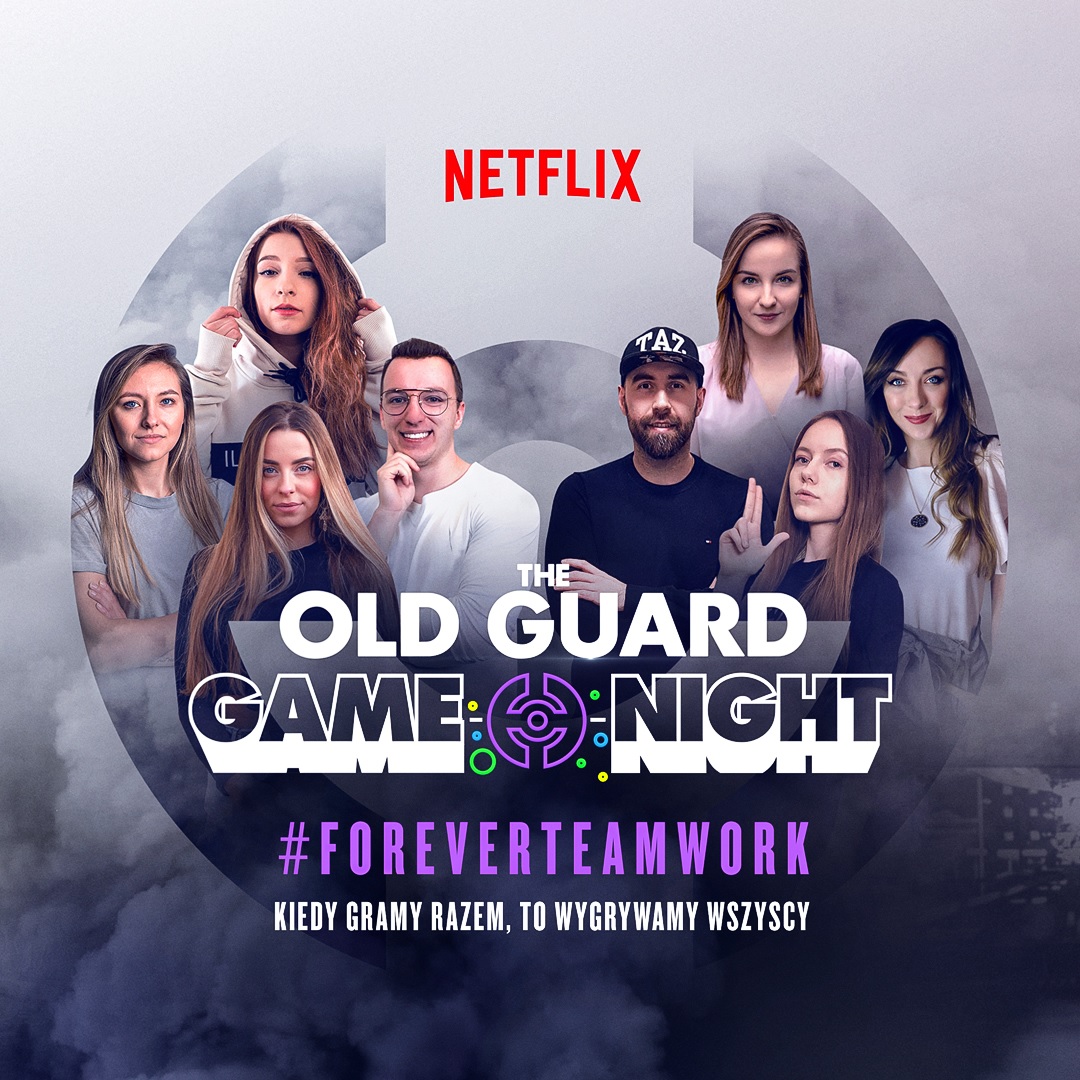 Netflix organizuje wyjątkowe, specjalne wydarzenie gamingowe, Old Guard Game Night. Start  już dziś na platformie Twitch 