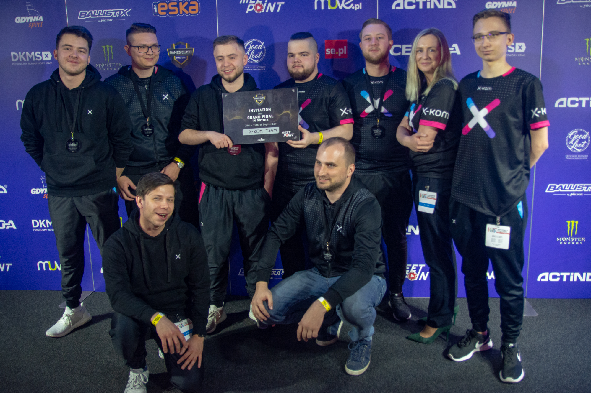 x-kom team pierwszą drużyną w Games Clash Masters 2019!