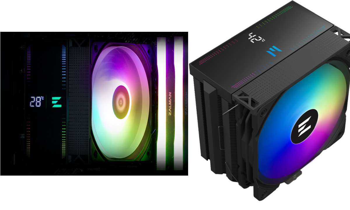 Zalman CNPS13X DS - Nowoczesny Cooler z Wyświetlaczem LED