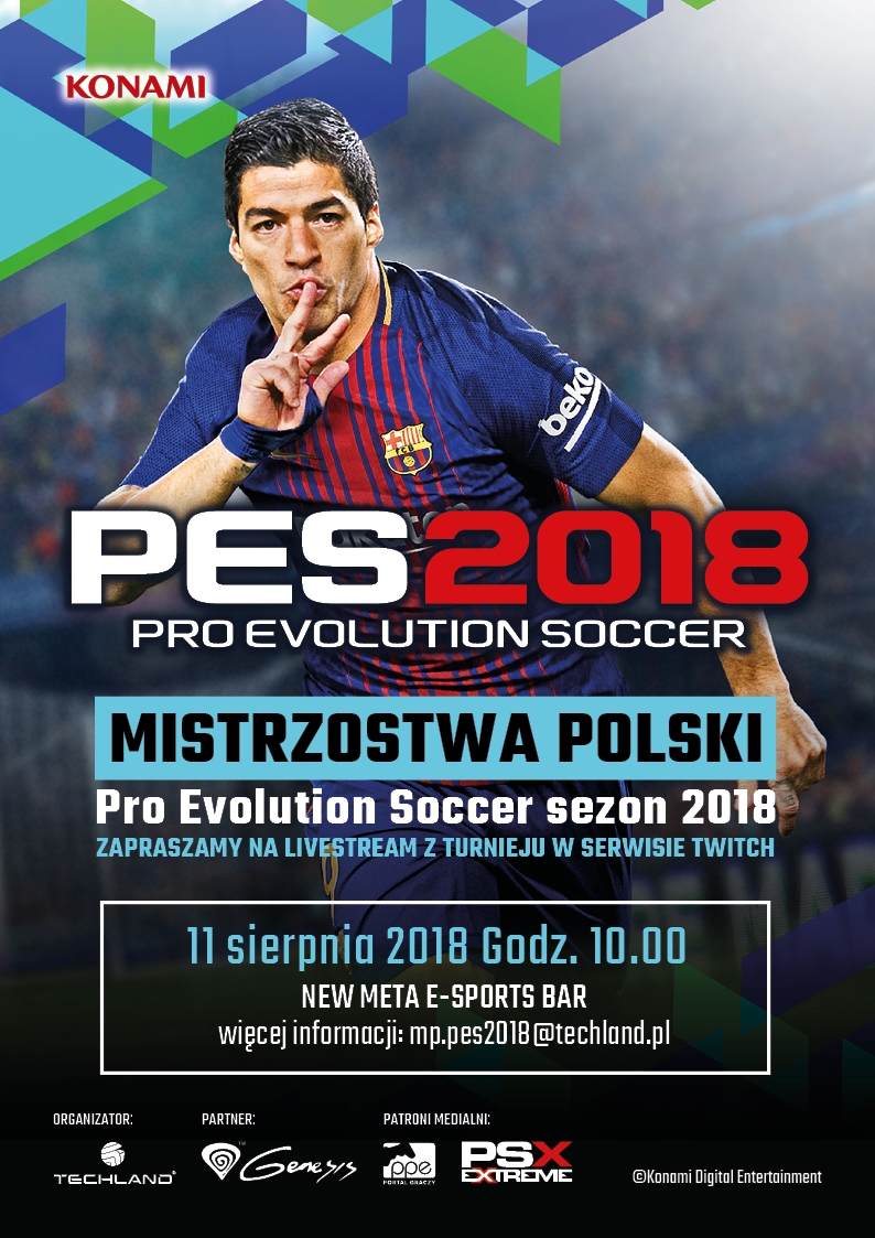 Już jutro rozpoczną się zmagania o tytuł Mistrza Polski PES 2018!